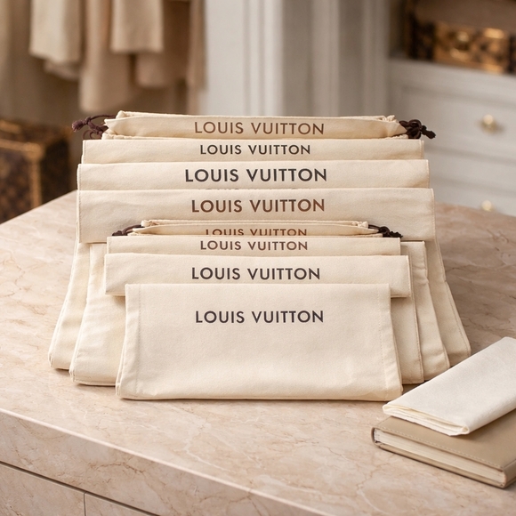100% Authentic 1 Louis Vuitton Large Dust Bags Cotton